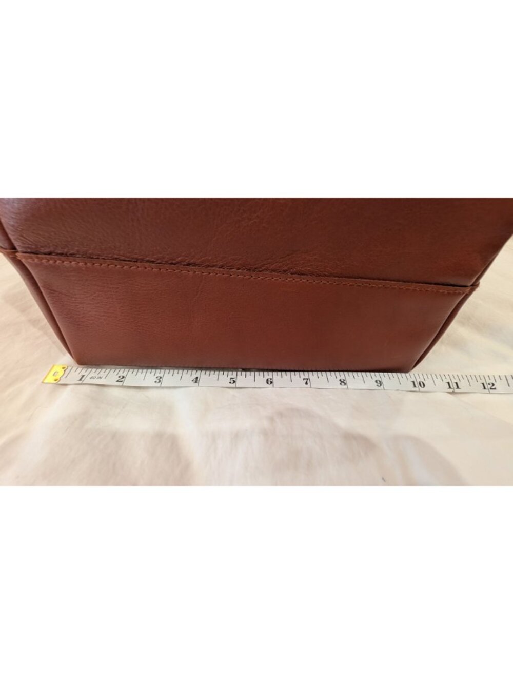 NEW Madewell The Essential Bucket Leather Tote Warm Cinnamon Brown - Picture 13 of 16